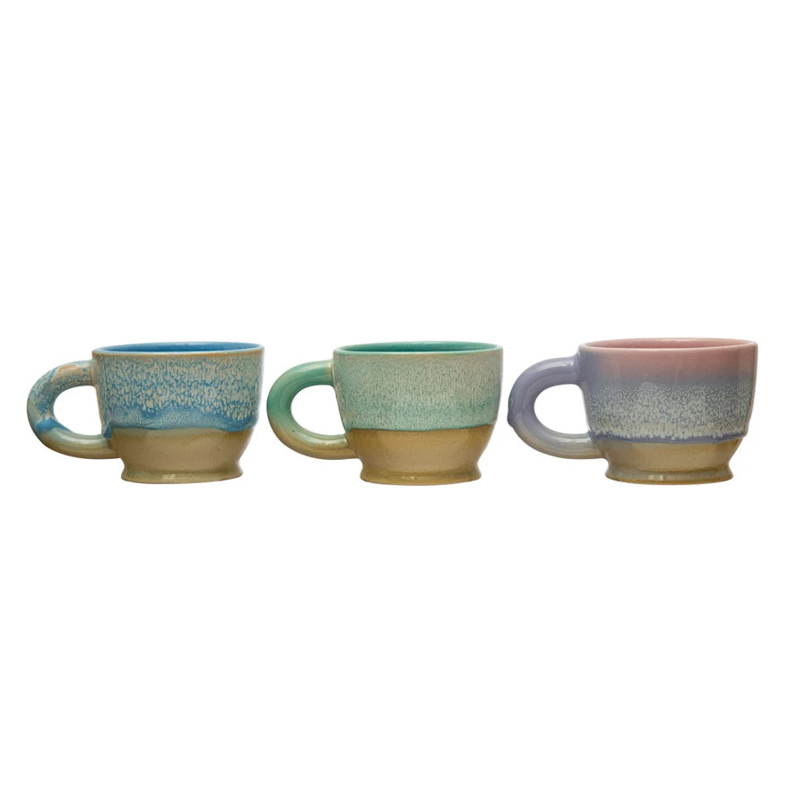 10 oz. Stoneware Mug, Reactive Glaze, 3 Colors (Each One Will Vary) –  Cultural Interiors