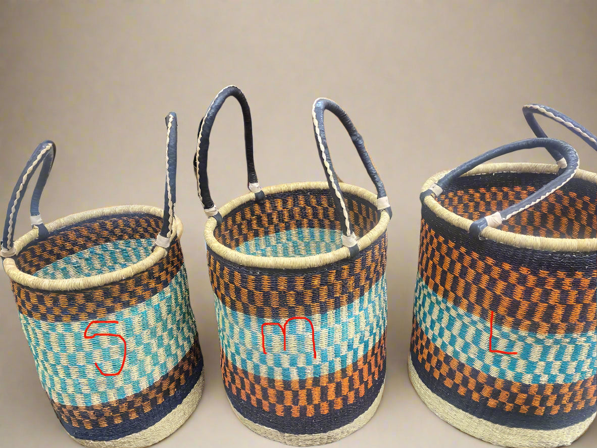 African Laundry Baskets Cultural Interiors