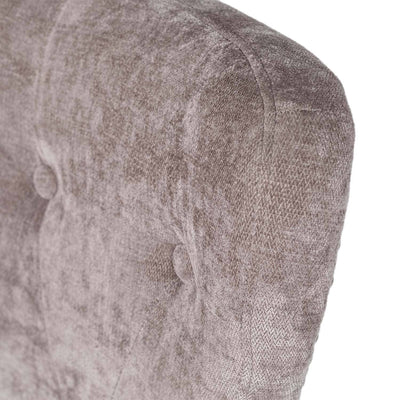 HOMYCASA DESIGN INC - Tufted Side Dining Chair Fabric Solid Wood Legs