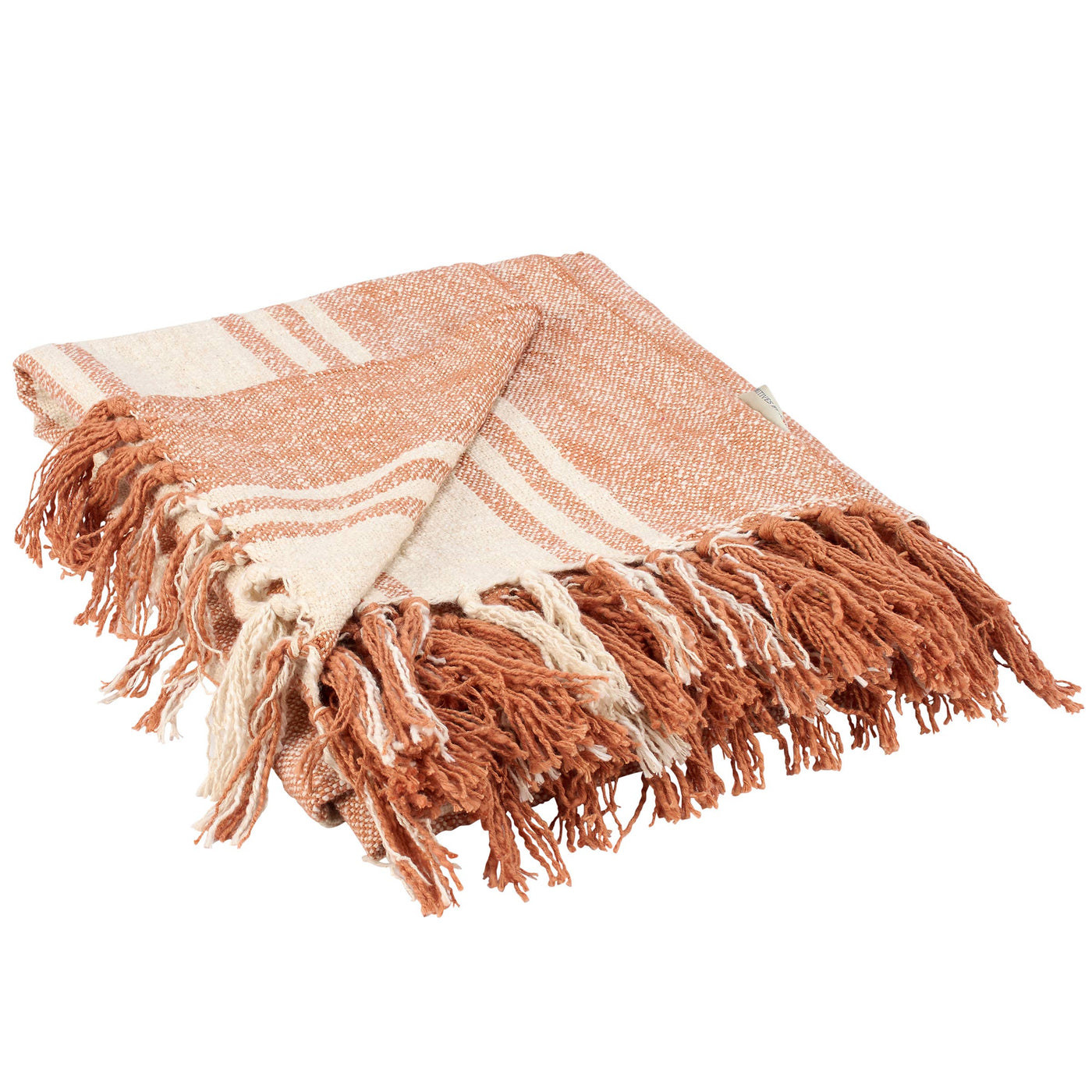 Striped Rust Throw-Primitives by Kathy