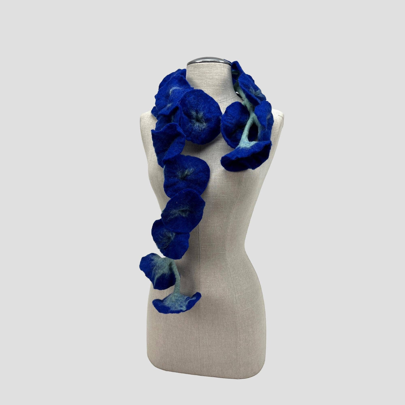 20 Flowers Scarf, Flowers Garland or Wall Hanging-Feltiful