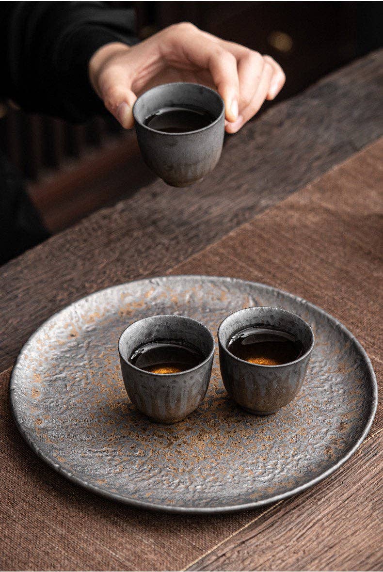 Gohobi - Gohobi Ceramic Classic Golden Black Tea Cup
