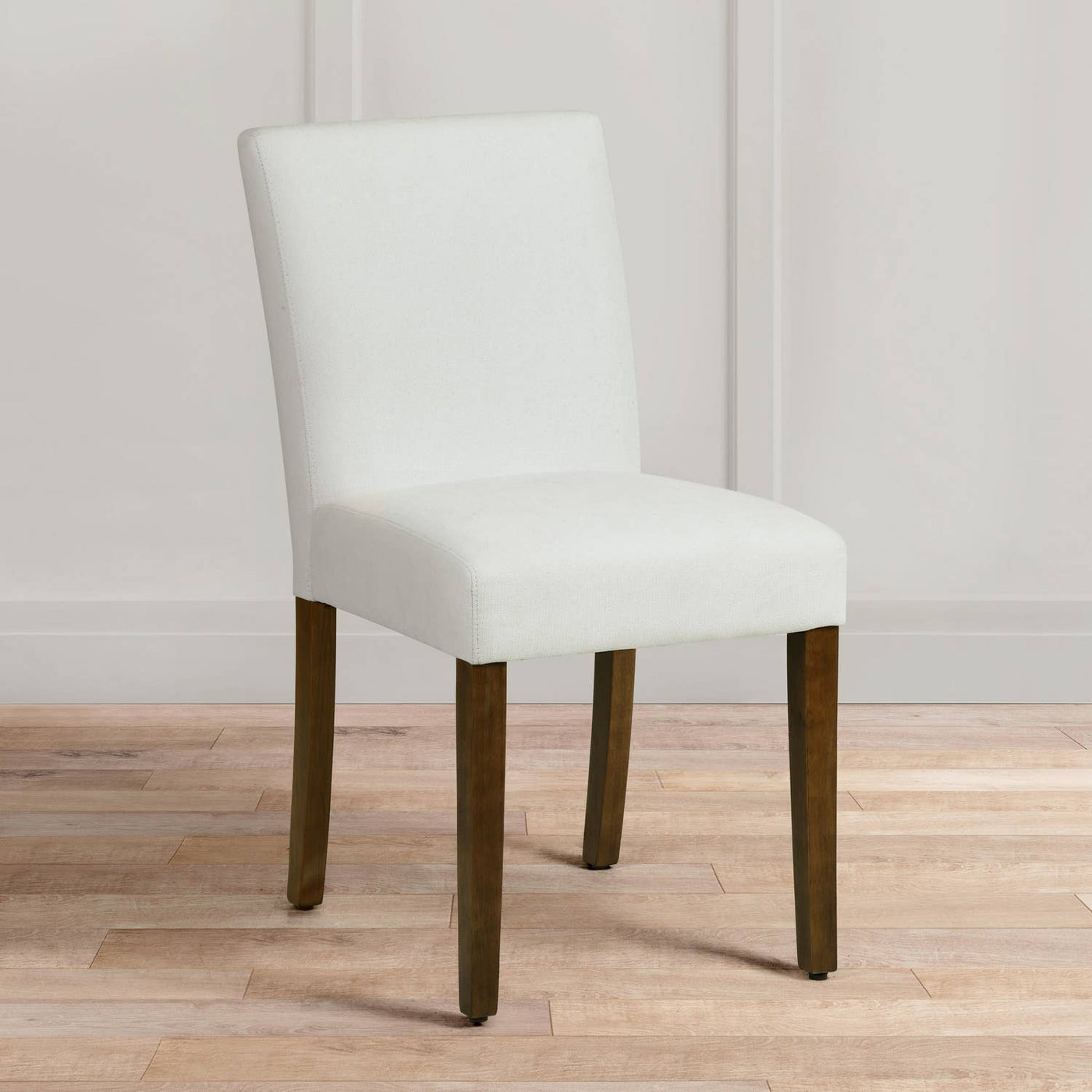 HOMYCASA DESIGN INC - Traditional Fabric Dining Chair with Solid Wood Legs