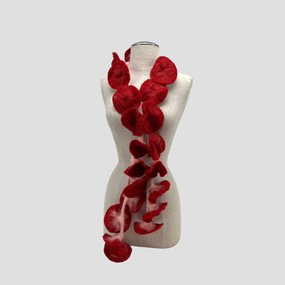 20 Flowers Scarf, Flowers Garland or Wall Hanging-Feltiful
