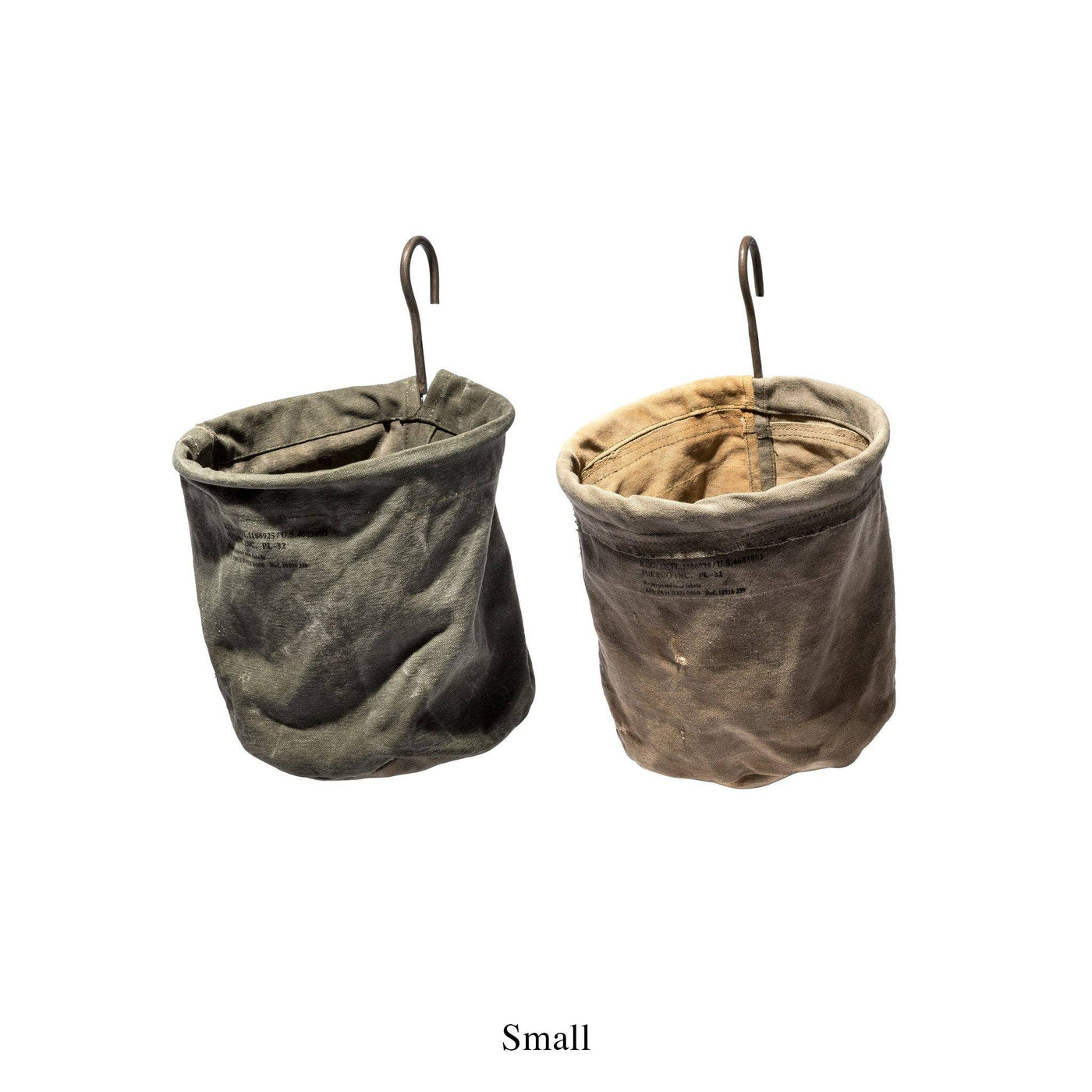 Puebco - VINTAGE TENT FABRIC HOOK BASKET