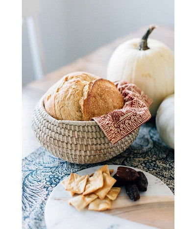 Rounded Kaisa Basket Bowl-Ten Thousand Villages