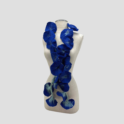 20 Flowers Scarf, Flowers Garland or Wall Hanging-Feltiful