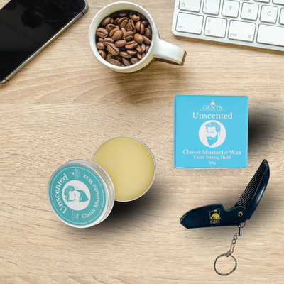 Gents Mustache Wax – Strong Hold-GENTS FINE GROOMING PRODUCTS -