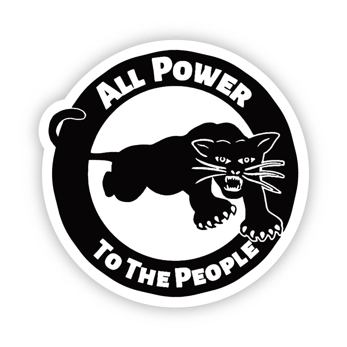 All Power Black Panther Sticker | Black Culture-CheerNotes