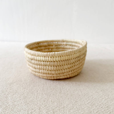 Natural Palm Mini Catchall Bowl: 6.5"-Amsha