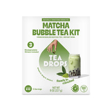 3 Count Matcha Boba Tea Kit -  Tea Drops