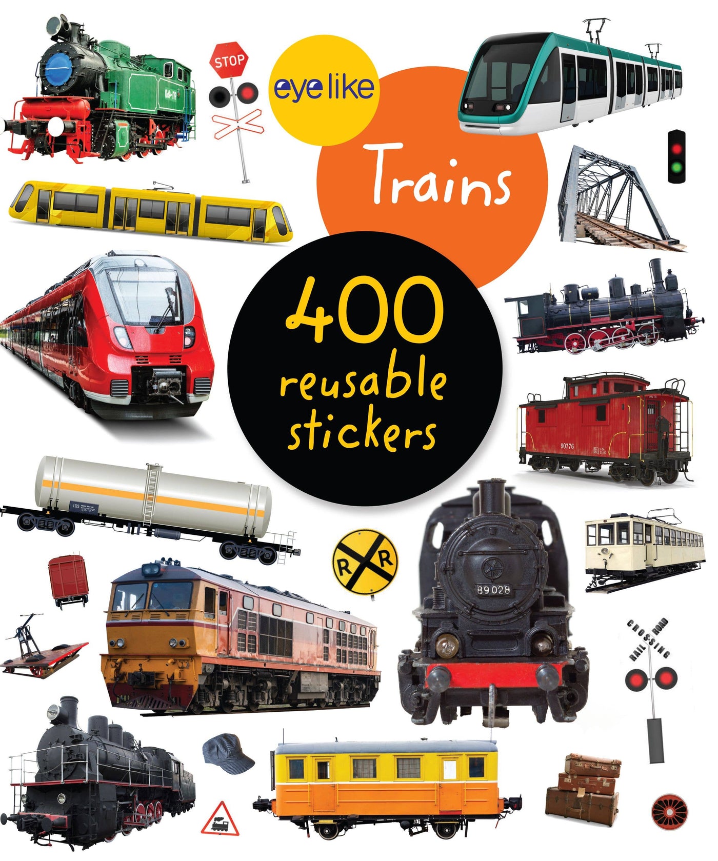 Trains:Eyelike Stickers-Hachette Book Group