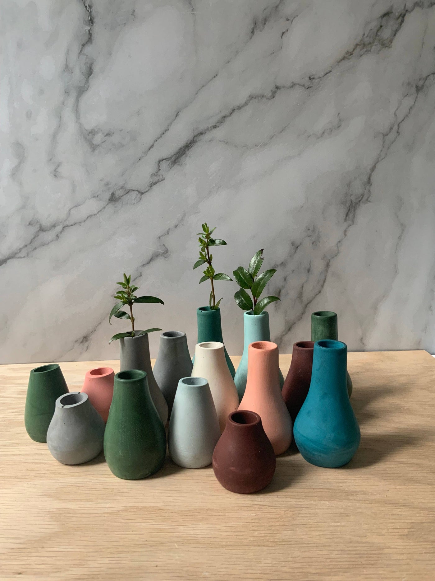 Left Corner Goods - Miniature Bud Vases | Small Flower Vases