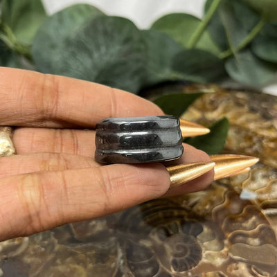 The Crystal Tabby - Hematite Sphere Holder