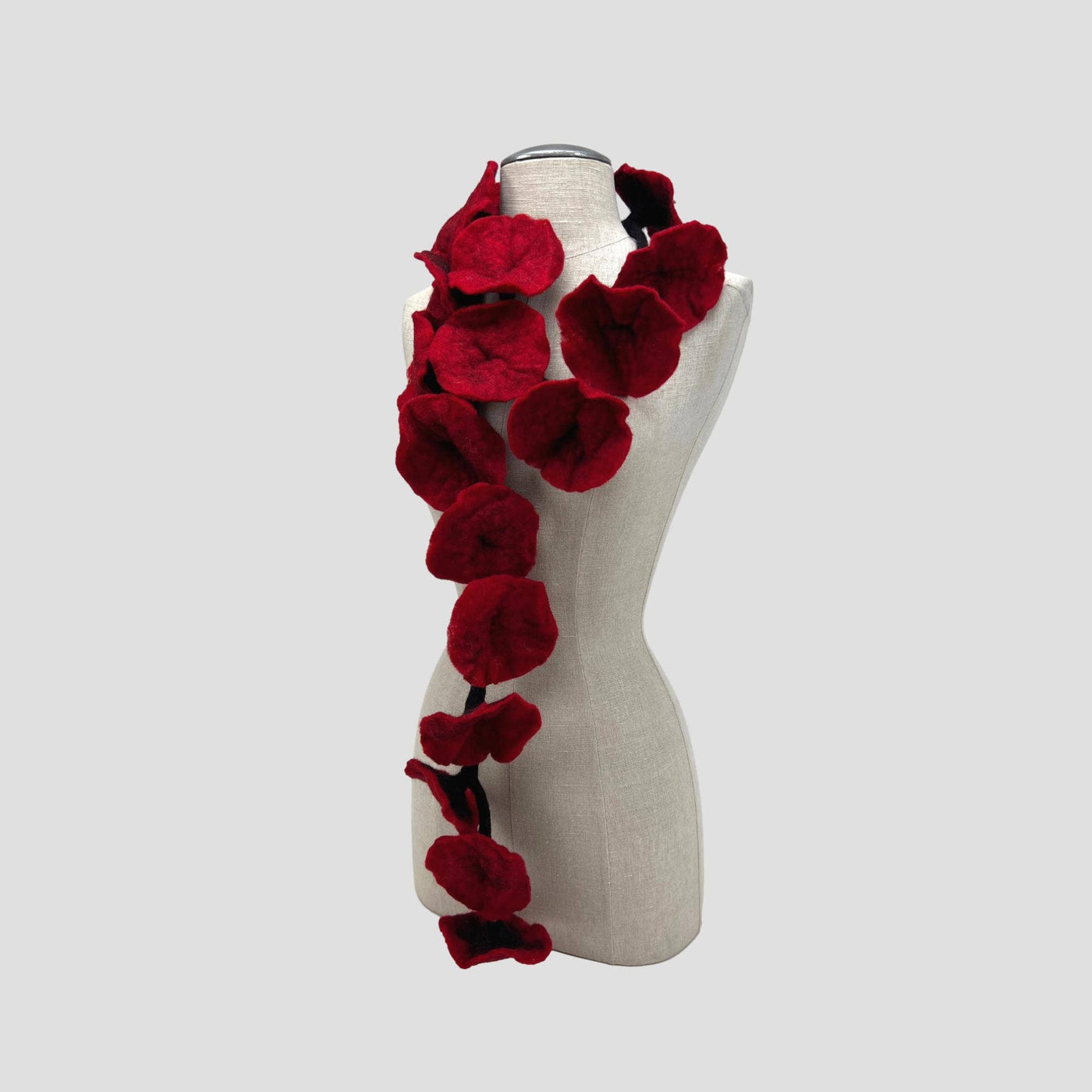 20 Flowers Scarf, Flowers Garland or Wall Hanging-Feltiful