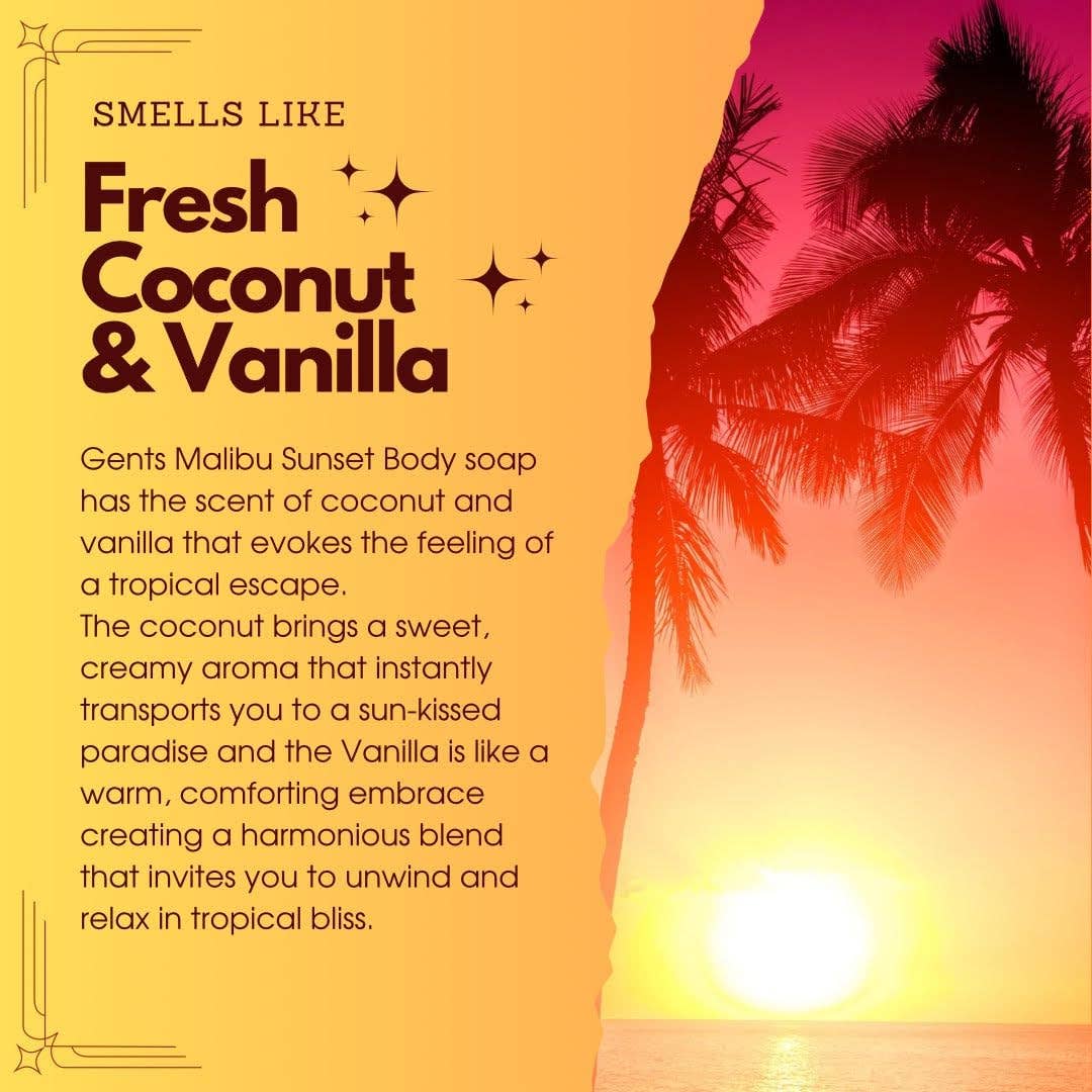 GENTS Body Soaps 5 oz All Natural 5 DIFFERENT SCENTS-GENTS FINE GROOMING PRODUCTS -