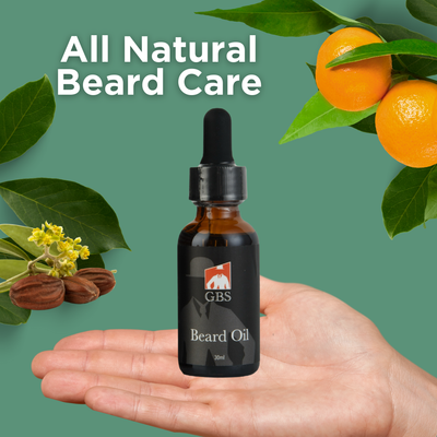 GBS BEARD OIL WITH JOJOBA + GRAPESEED OIL-GENTS FINE GROOMING PRODUCTS -