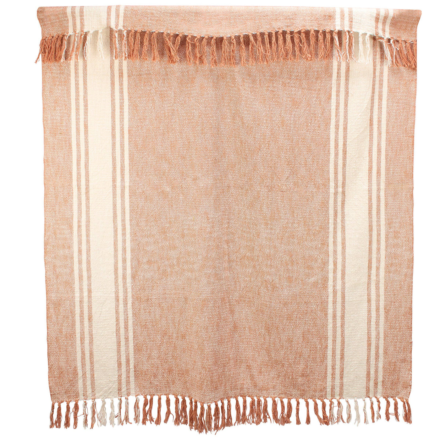 Striped Rust Throw-Primitives by Kathy