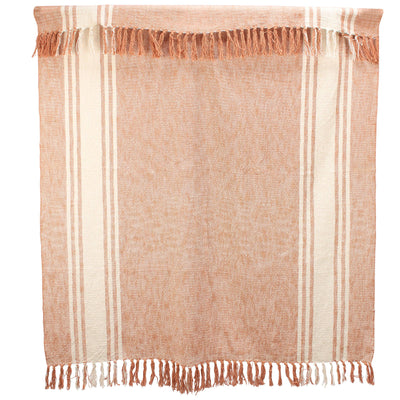 Striped Rust Throw-Primitives by Kathy