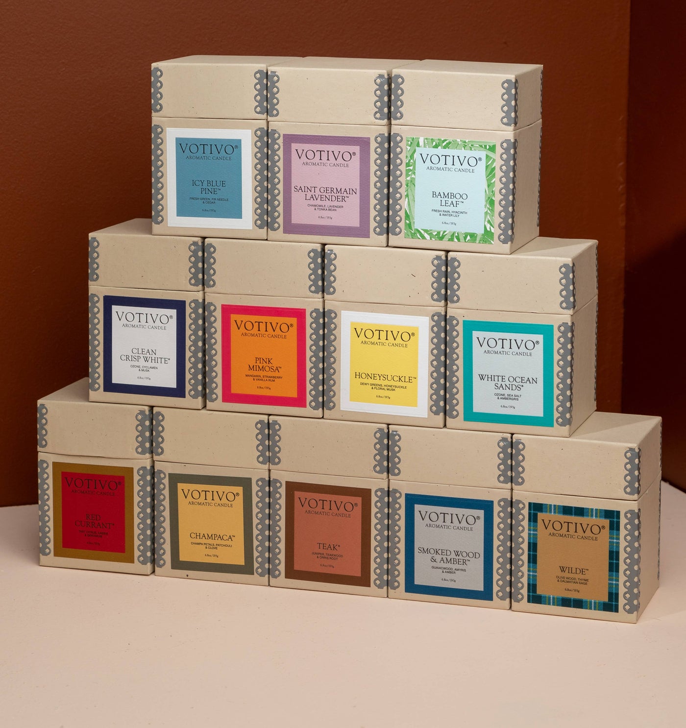 Votivo - Votivo 6.8 Aromatic Candle Mix and Match Bundle - 12 pack