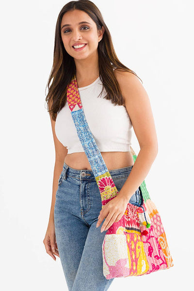 Kantha Jhola Bag-Sevya Handmade