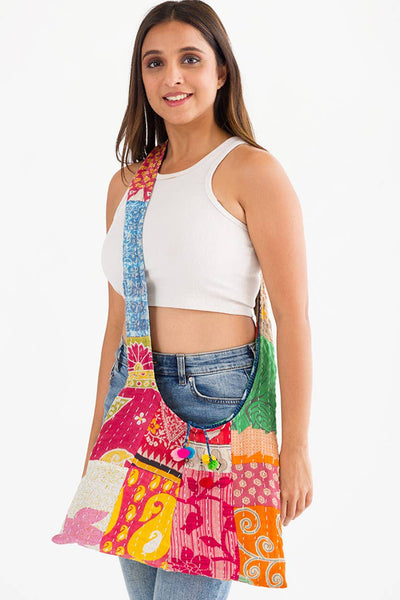 Kantha Jhola Bag-Sevya Handmade
