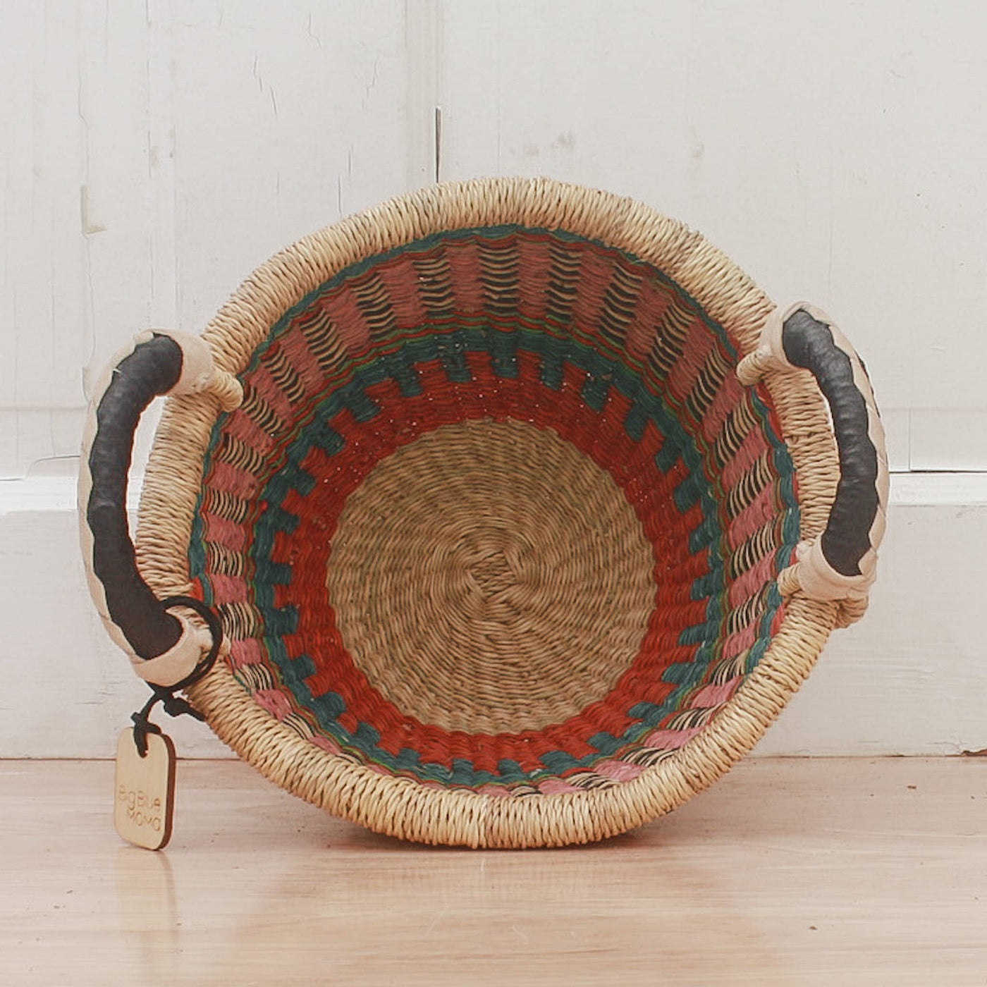 Round Small Two Handle-Big Blue Moma