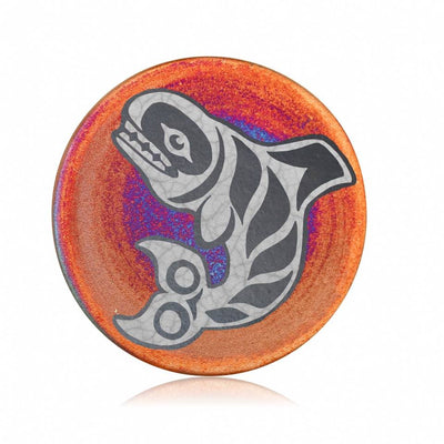 Raku Hand Painted Coaster