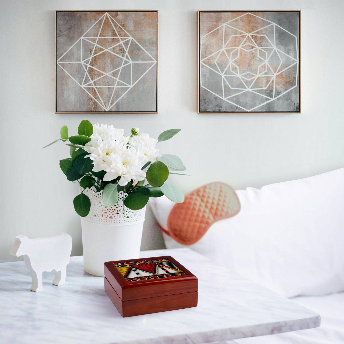 Africa, Kenya. Maasai tribal beadwork pattern., Jewelry Box 3dRose - 3dRose,