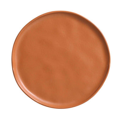 Bio Stoneware Terracotta Dessert Plate, 8.46" -Porto Brasil