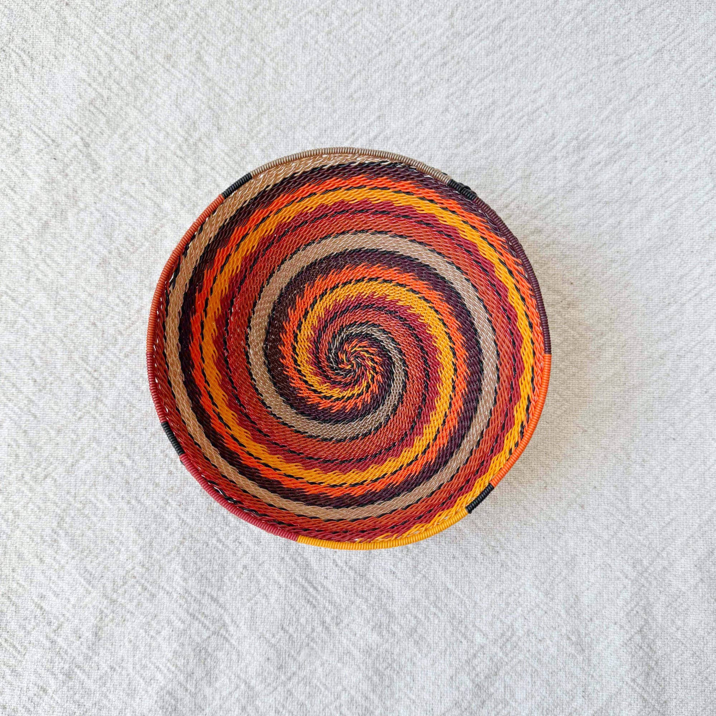 Zulu Wire Bowl: Fire-Amsha