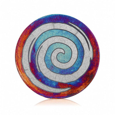 Raku Silhouette Coaster
