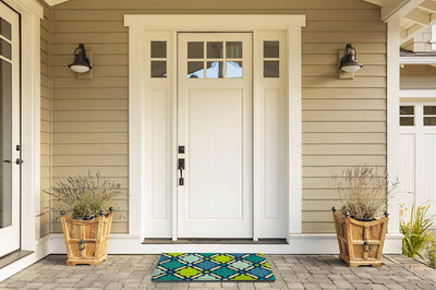 Welcome Home Unbeatable Deals - Blue Mosaic Doormat
