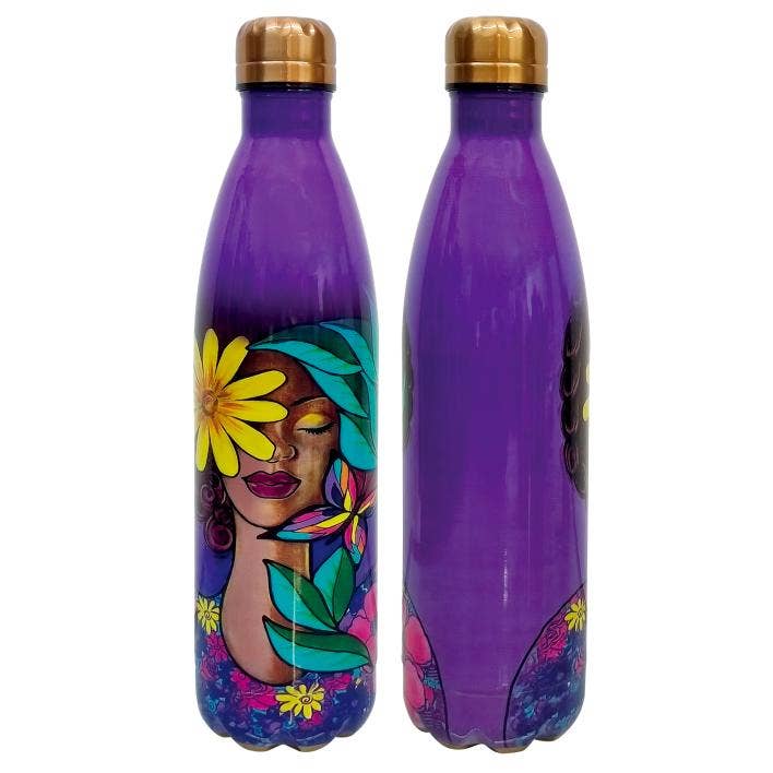 Shades of Color, LLC - Large Water Bottle Garden Spirit