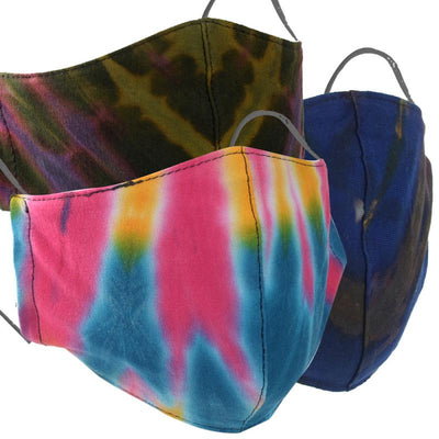 Tye Dye/Solid Assorted Face Masks