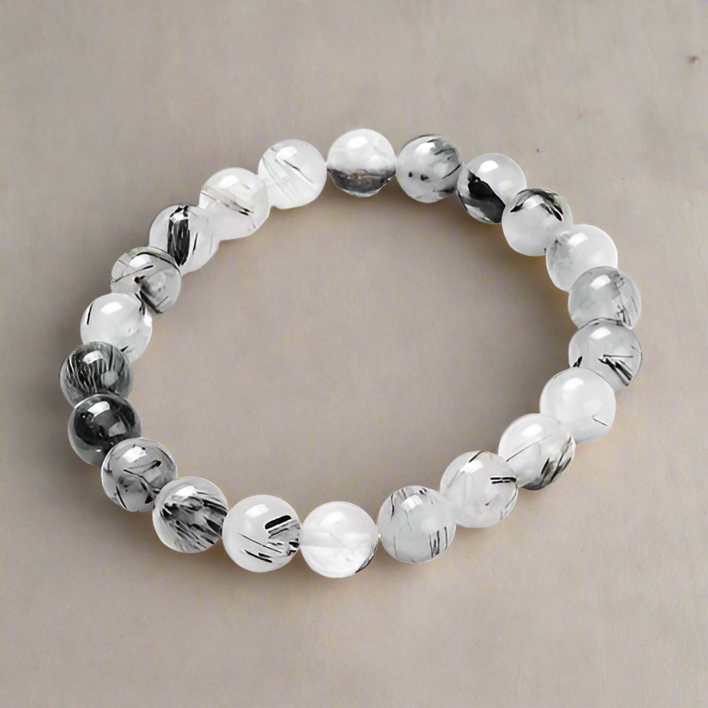 Semi-Precious Stone Energy Bracelets-8mm