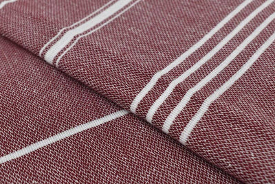 Basic Layers - Monaco Burgundy Turkish Towel