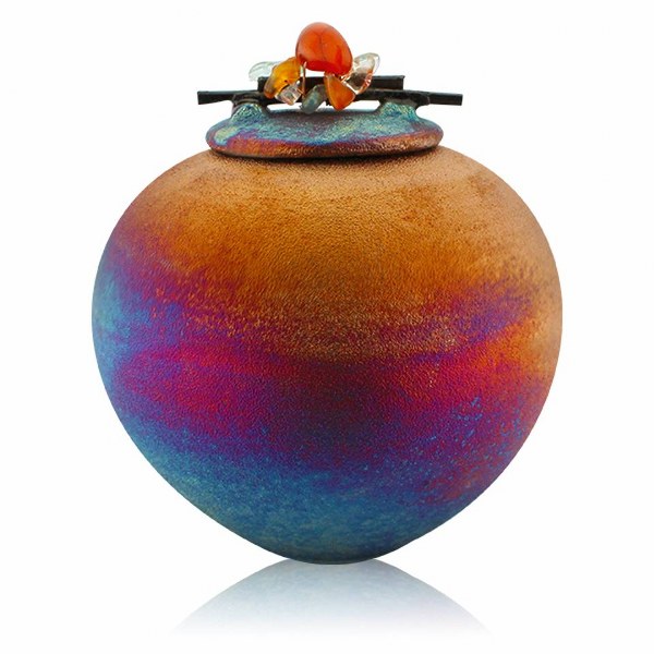 Jar with Gemstone Lid -Dreamcatcher