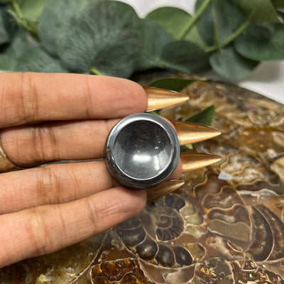 The Crystal Tabby - Hematite Sphere Holder