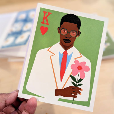 King of Hearts- Greeting Card-All Very Goods