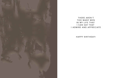 Rare Masculine Birthday Card-Black Joy Paper