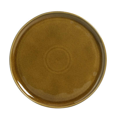 Bio Stoneware Amber Dinner Plate, 10.8"-Porto Brasil