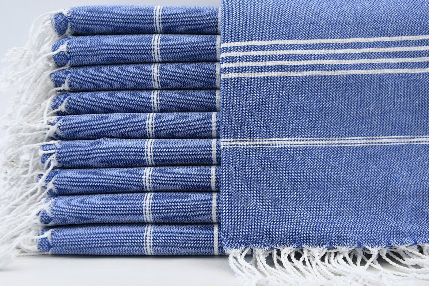 Basic Layers -Monaco Blue Turkish Towel