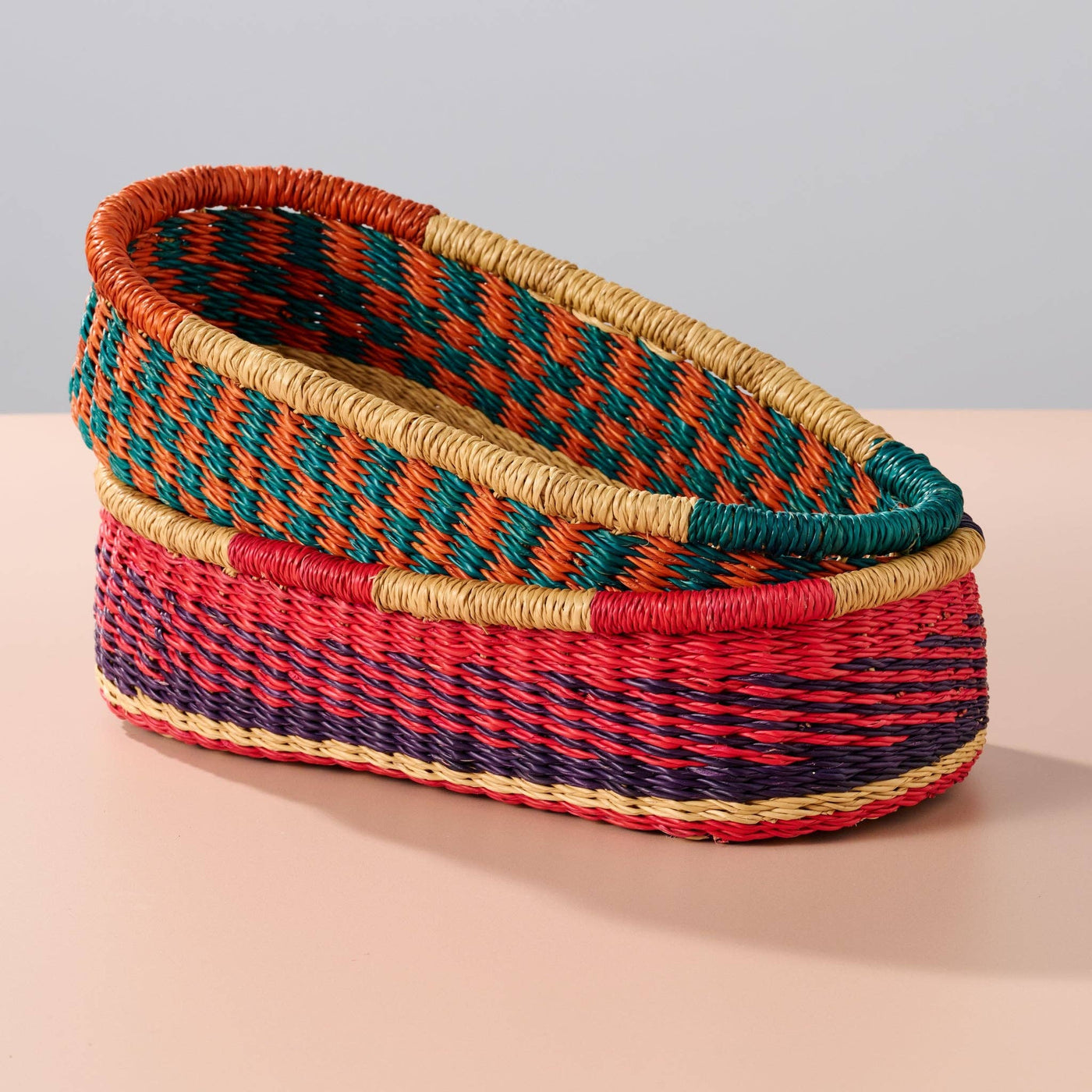 Ghana Breaking Bread Basket - Assorted -Ten Thousand Villages