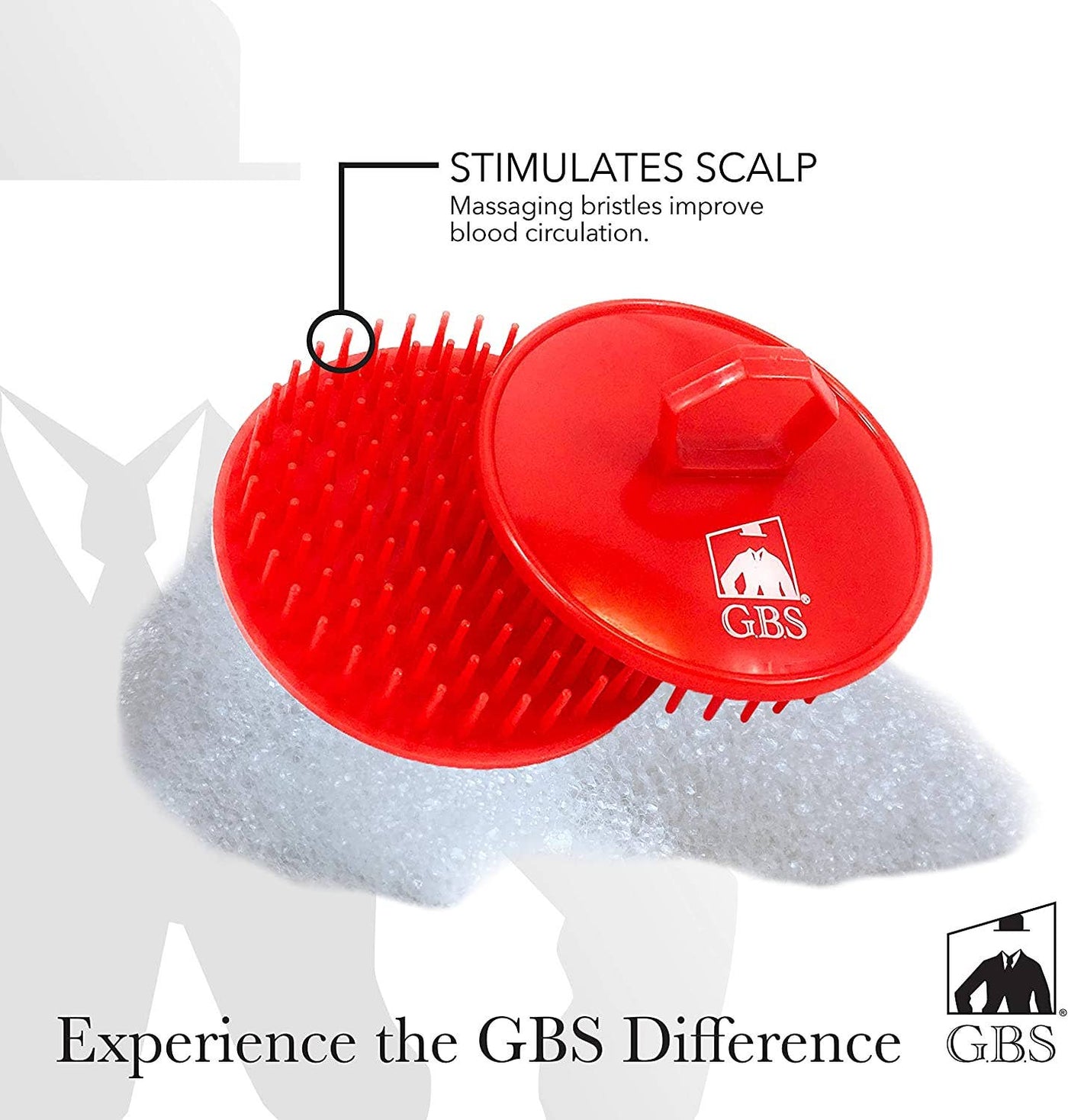 Shampoo scalp brushes 3.125" diameter-GENTS FINE GROOMING PRODUCTS -