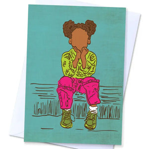 Just Thinkin' Greeting Card