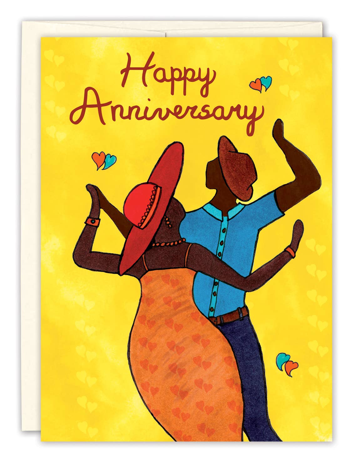 Dancers Anniversary Card-Black Joy Paper