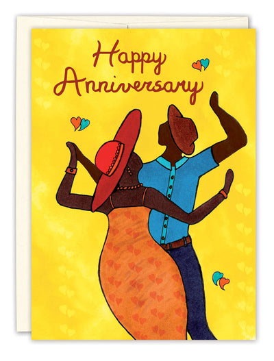 Dancers Anniversary Card-Black Joy Paper