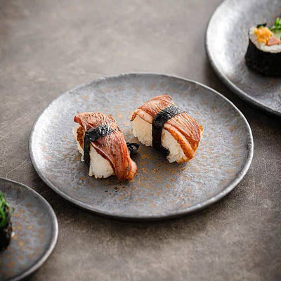 Gohobi - Gohobi Handmade Metallic Glaze Ceramic Plate