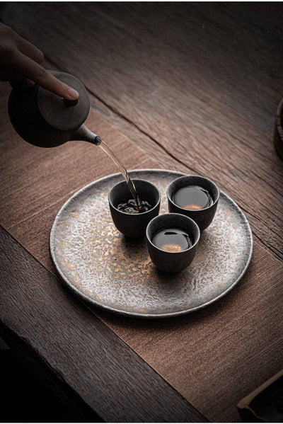 Gohobi - Gohobi Ceramic Classic Golden Black Tea Cup